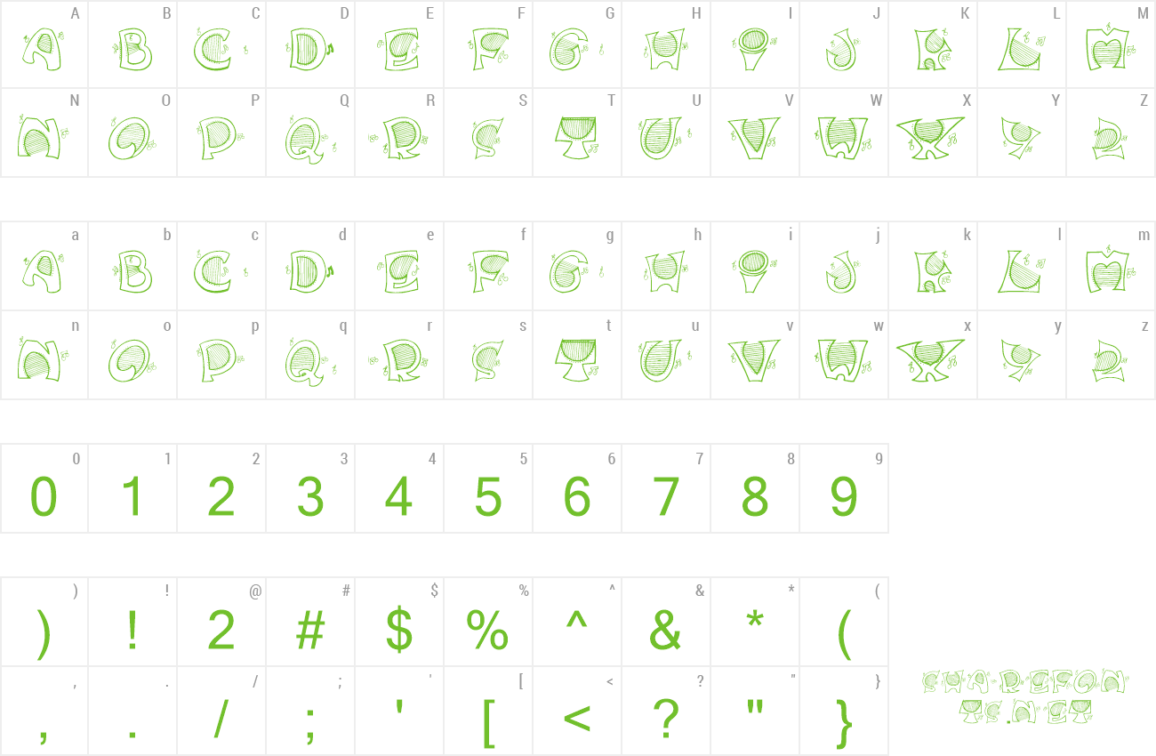 Font Music For Your Ears preview